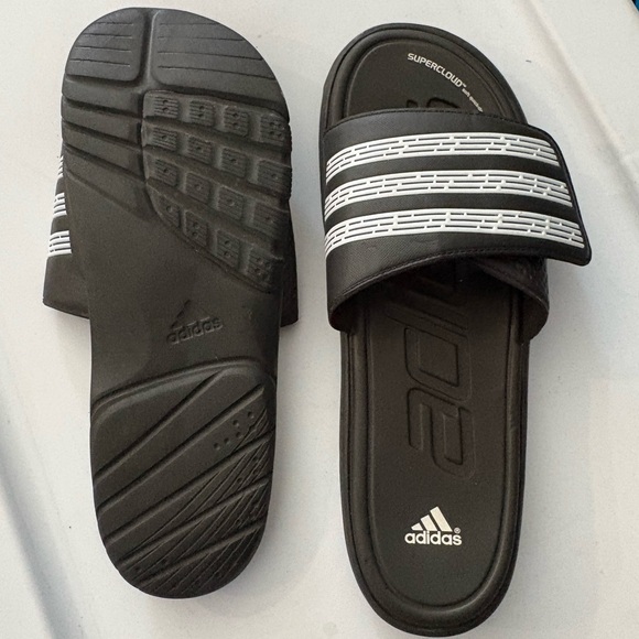 adidas Other - Adidas Black and White Supercloud Sandals